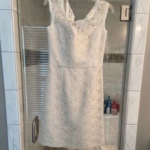 Mori Lee Cream Lace Dress NWOT Size 10